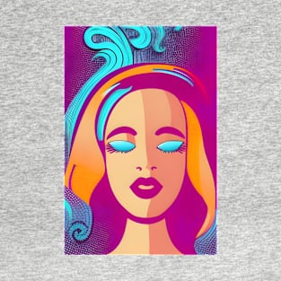 Beautiful girl illustration T-Shirt